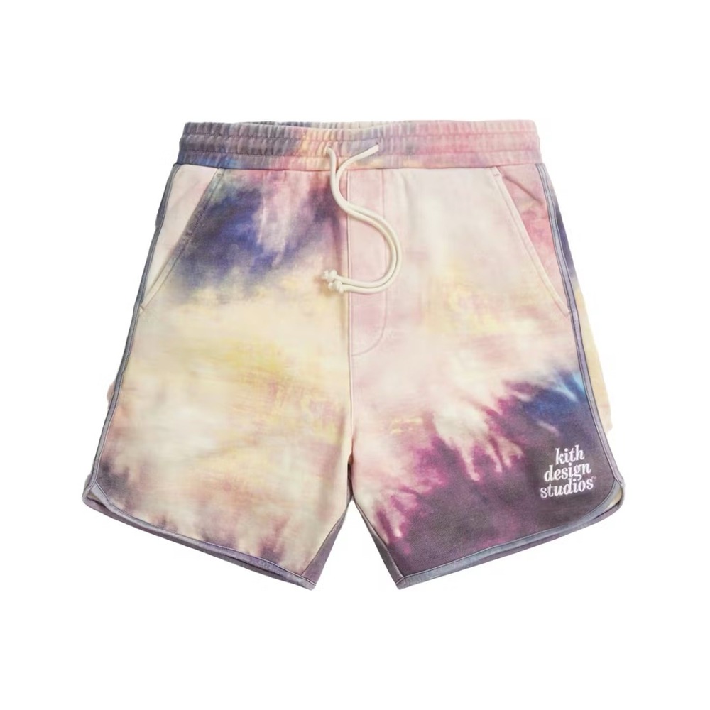 NWT Kith Design Studios Tie Dye Jordan Short Sz XL Purple/Pink